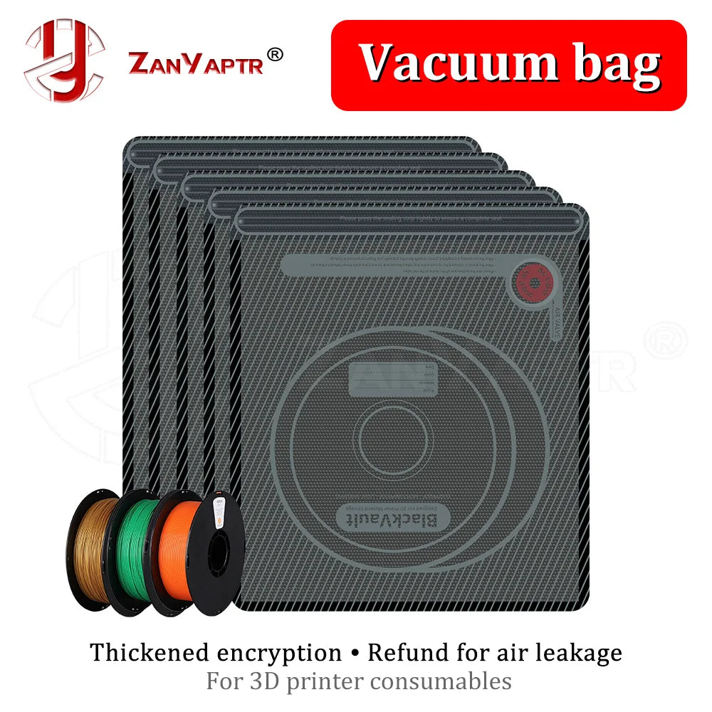 For 3D Printer Accessories Upgraded Vacuum Bag black Filament Storage Bag Bag PLA ABS PETG Dryer Safekeep Humidity Resistant