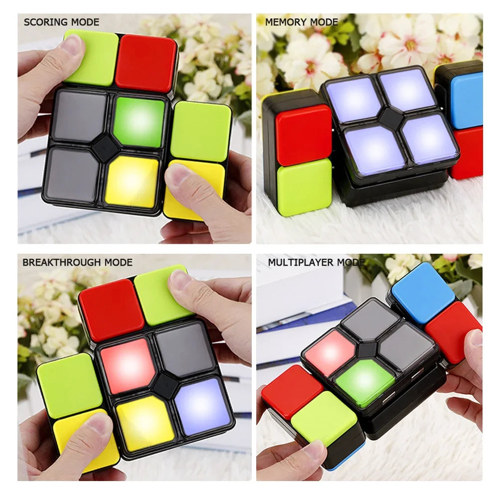 Music Magic Cube Changeable Intelligent Changeable Puzzle with Led Light Educational Electronic Toy for children Anti Stress