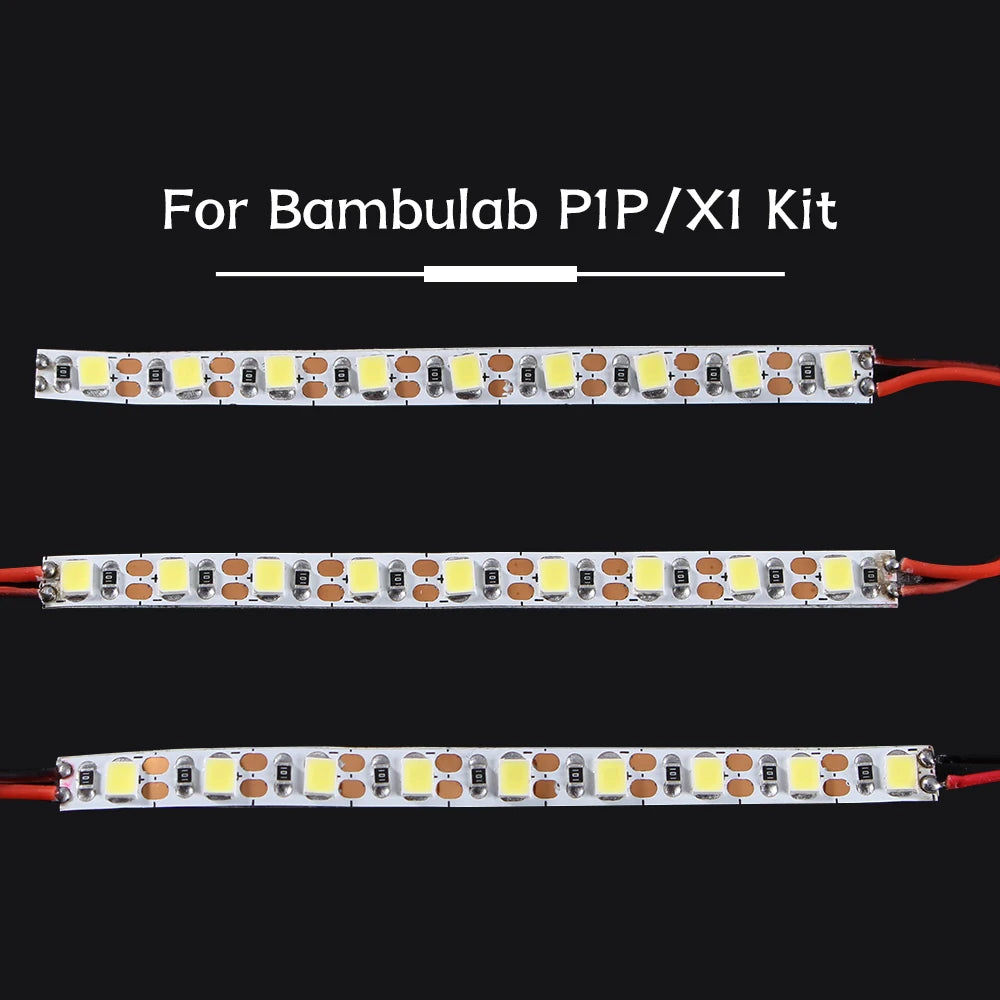 For Bambu lab LED Lights Strip For Bambu P1P X1 IP44 Waterproof Lighting Lamp For Bambulab 3d Printer Light Kit 1.5M