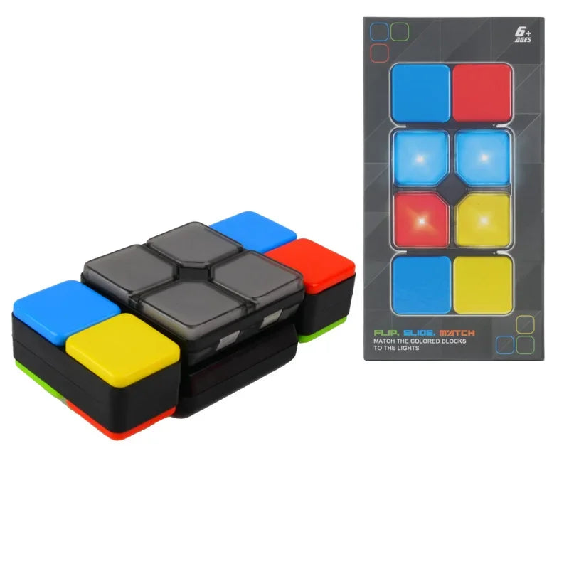 Music Magic Cube Changeable Intelligent Changeable Puzzle with Led Light Educational Electronic Toy for children Anti Stress