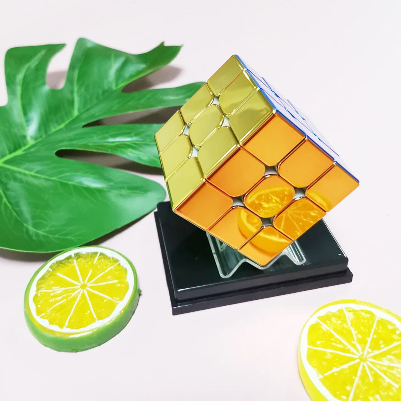 Cyclone Boys Magnetic Plating Magic Cube 3x3x3 4x4 2x2 Professional Speed Puzzle Children's Toys Gift 3x3 Speedcube Cubo Magico
