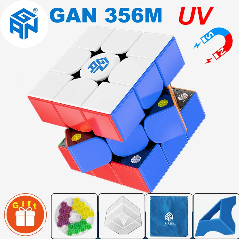 GAN 356 Original Magic Cube 3x3 (GAN356 RS No Magnet) Speed Puzzle GAN356M Magnetic Professional 3×3 Gancube Toy Magico Cubo