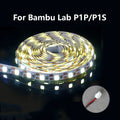 For Bambu lab LED Lights Strip For Bambu P1P X1 IP44 Waterproof Lighting Lamp For Bambulab 3d Printer Light Kit 1.5M