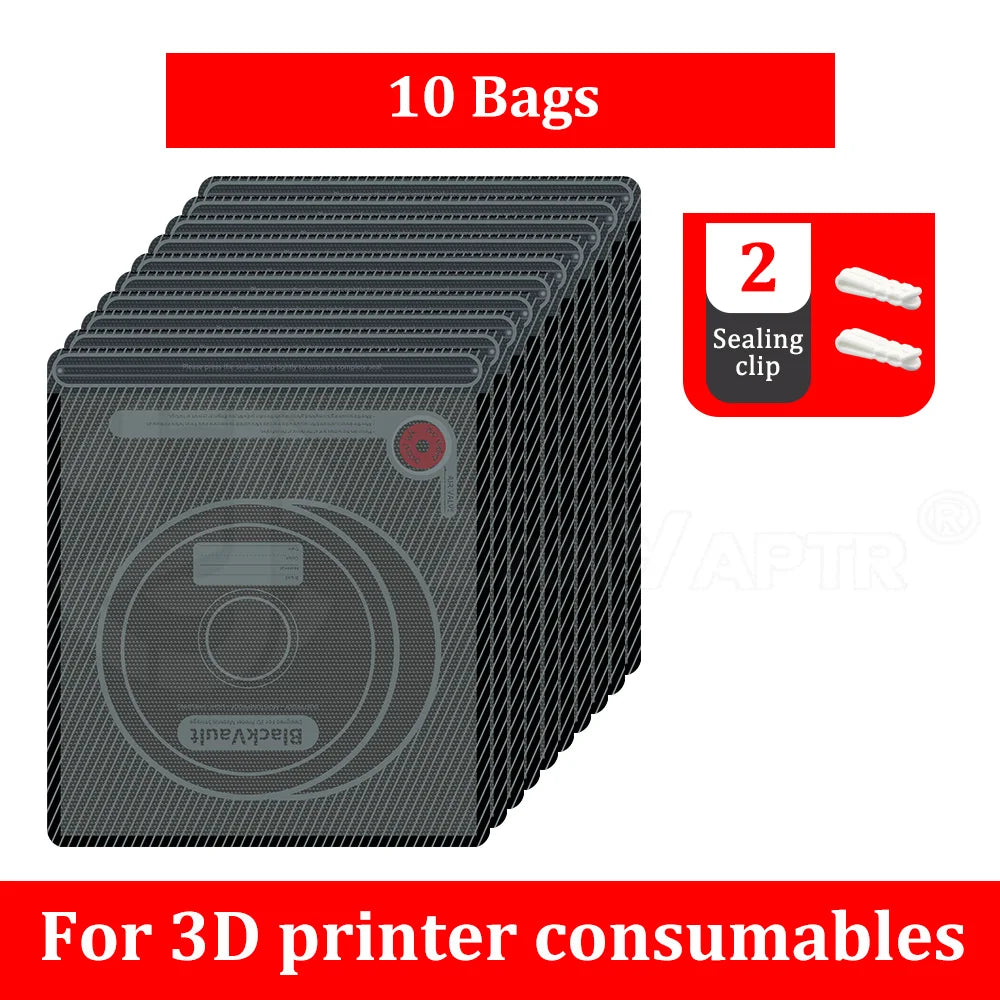 For 3D Printer Accessories Upgraded Vacuum Bag black Filament Storage Bag Bag PLA ABS PETG Dryer Safekeep Humidity Resistant