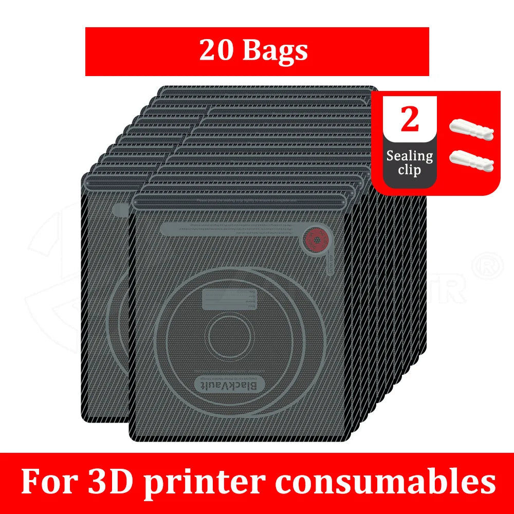 For 3D Printer Accessories Upgraded Vacuum Bag black Filament Storage Bag Bag PLA ABS PETG Dryer Safekeep Humidity Resistant