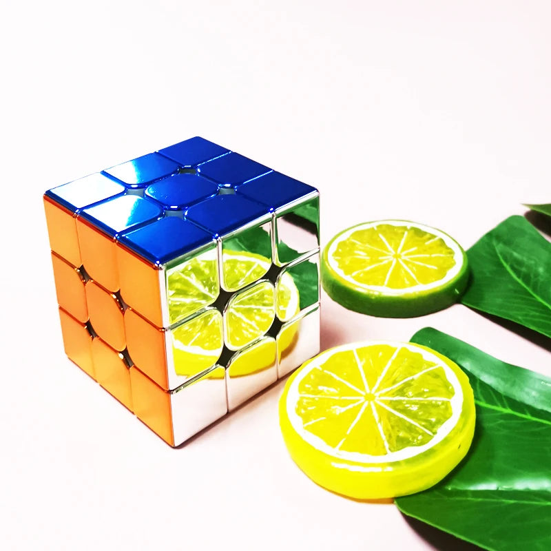 Cyclone Boys Magnetic Plating Magic Cube 3x3x3 4x4 2x2 Professional Speed Puzzle Children's Toys Gift 3x3 Speedcube Cubo Magico