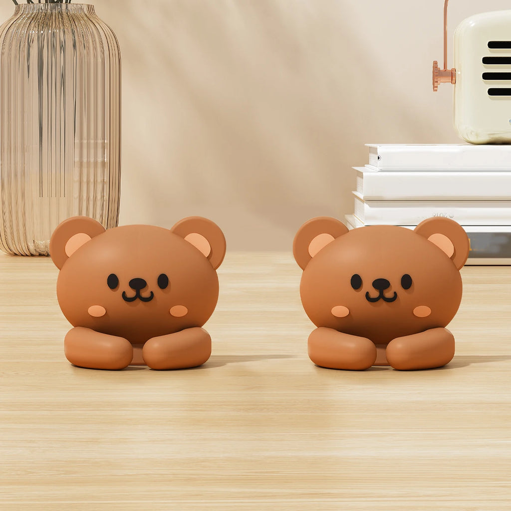 2/3pcs Cute Cartoon Desktop Cable Organizer Managers Self-Adhesive Winder Wire Cord Management Earphone Data Cable Clips Holder