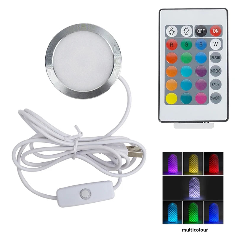 For Bambu Lab Led Lamp Kit Adjustable Light Kit Rgb Light Parts Hardware DIY Model White/Cold/Warm Light Without Lamp Shell 001