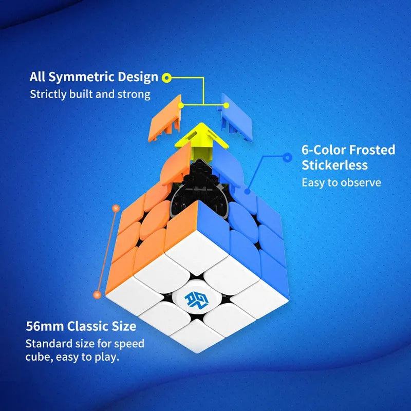 GAN 356 Original Magic Cube 3x3 (GAN356 RS No Magnet) Speed Puzzle GAN356M Magnetic Professional 3×3 Gancube Toy Magico Cubo