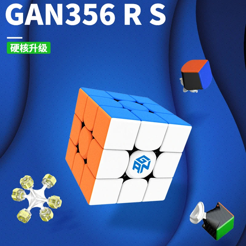 GAN 356 Original Magic Cube 3x3 (GAN356 RS No Magnet) Speed Puzzle GAN356M Magnetic Professional 3×3 Gancube Toy Magico Cubo